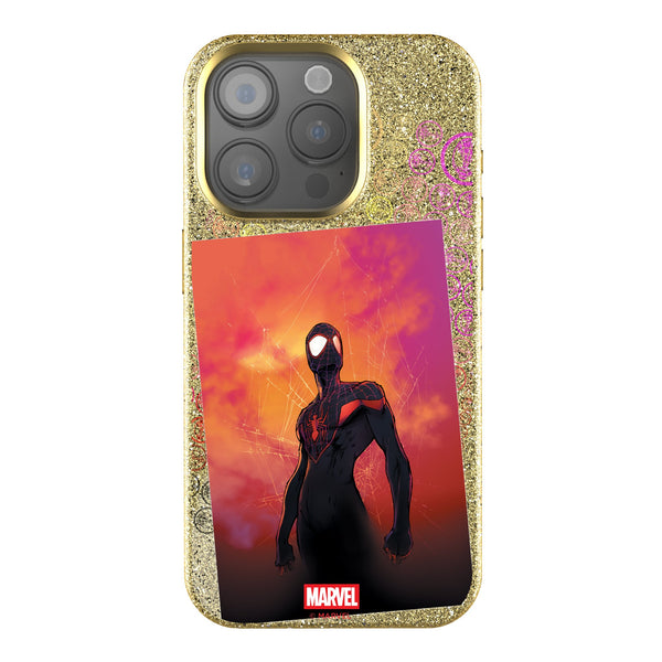 Marvel Miles Morales Cover Art iPhone Bling Phone Case for Apple iPhone