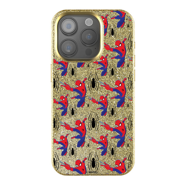 Marvel Spider-Man Pattern iPhone Bling Phone Case for Apple iPhone