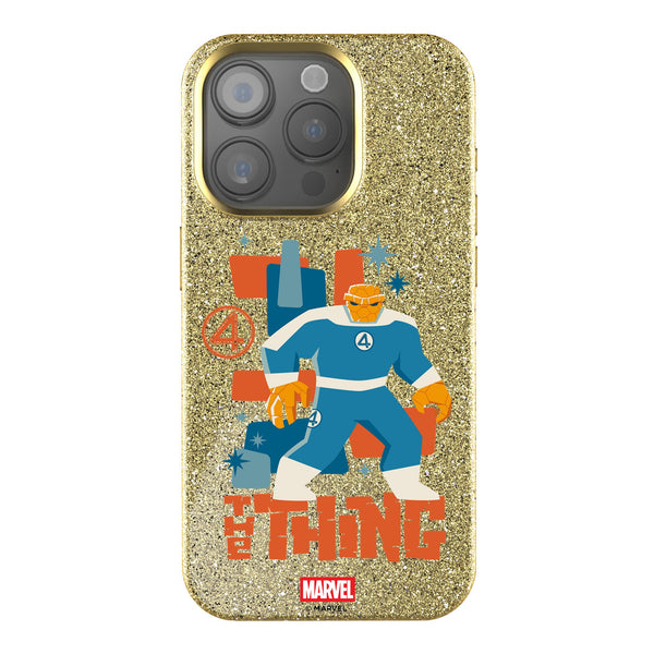 Marvel The Thing Badge iPhone Bling Phone Case for Apple iPhone