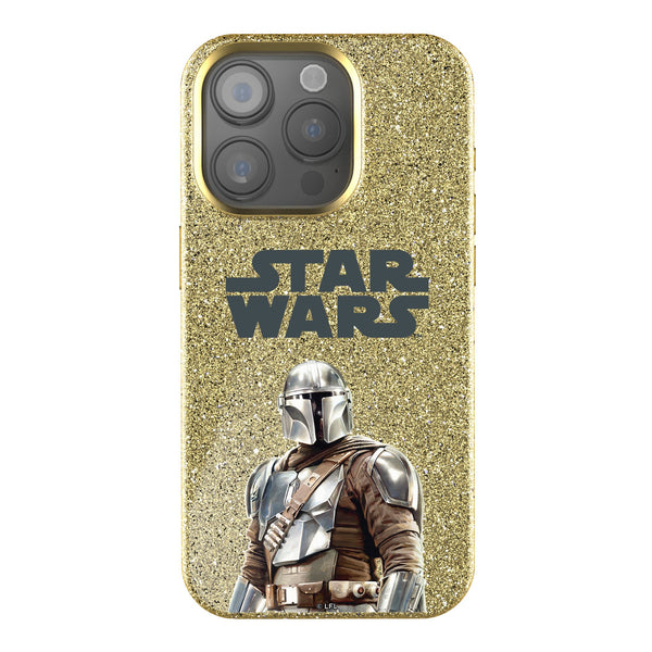 Star Wars: The Mandalorian Din Djarin Color Block iPhone Bling Phone Case