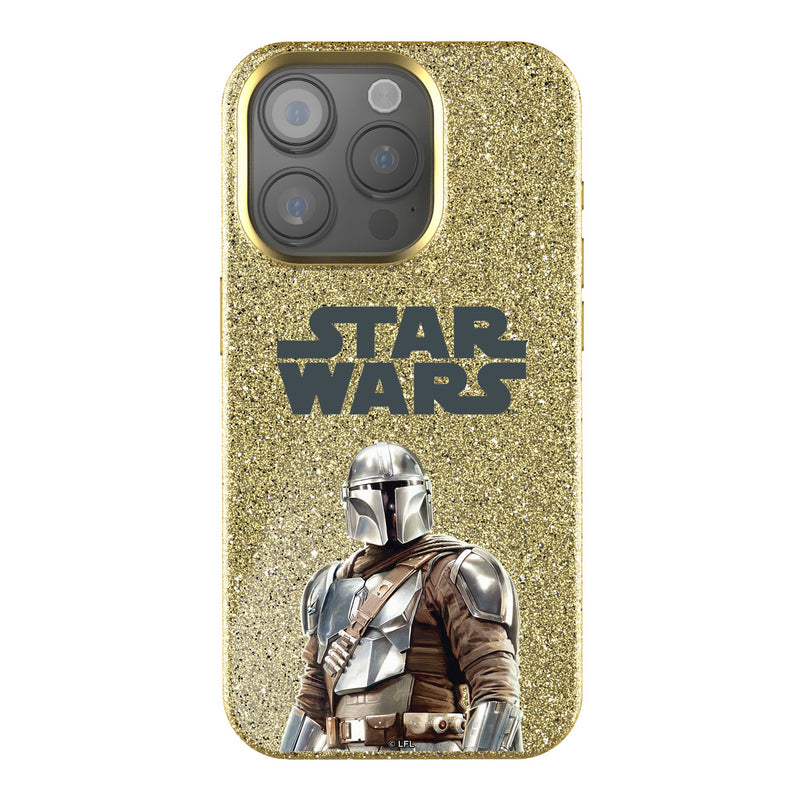 Star Wars: The Mandalorian Din Djarin Color Block iPhone Bling Phone Case