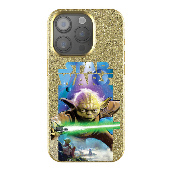 Star Wars Yoda Portrait Collage iPhone Bling Phone Case