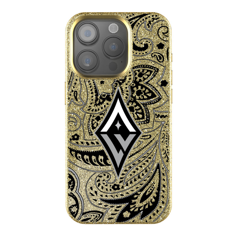 Las Vegas Aces Paisley iPhone Bling Phone Case