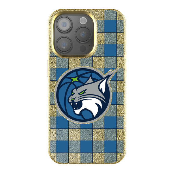 Minnesota Lynx Plaid iPhone Bling Phone Case