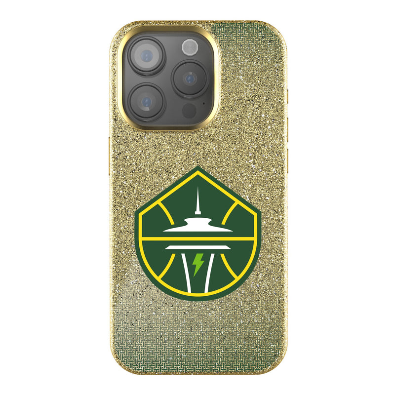 Seattle Storm Linen iPhone Bling Phone Case for Apple iPhone