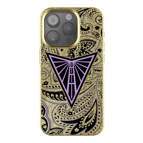 Golden State Valkyries Paisley iPhone Bling Phone Case for Apple iPhone