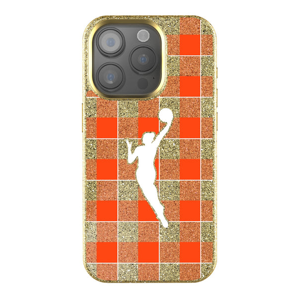 WNBA  Plaid iPhone Bling Phone Case