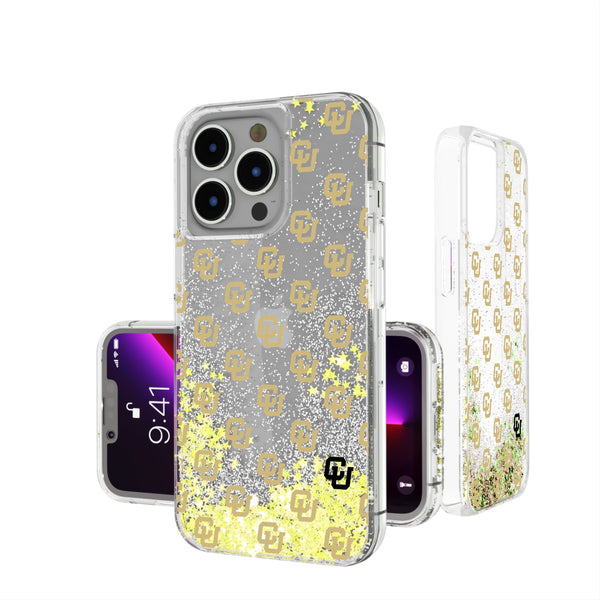 University of Colorado Buffaloes Fashion Pattern iPhone Glitter Phone Case for Apple iPhone