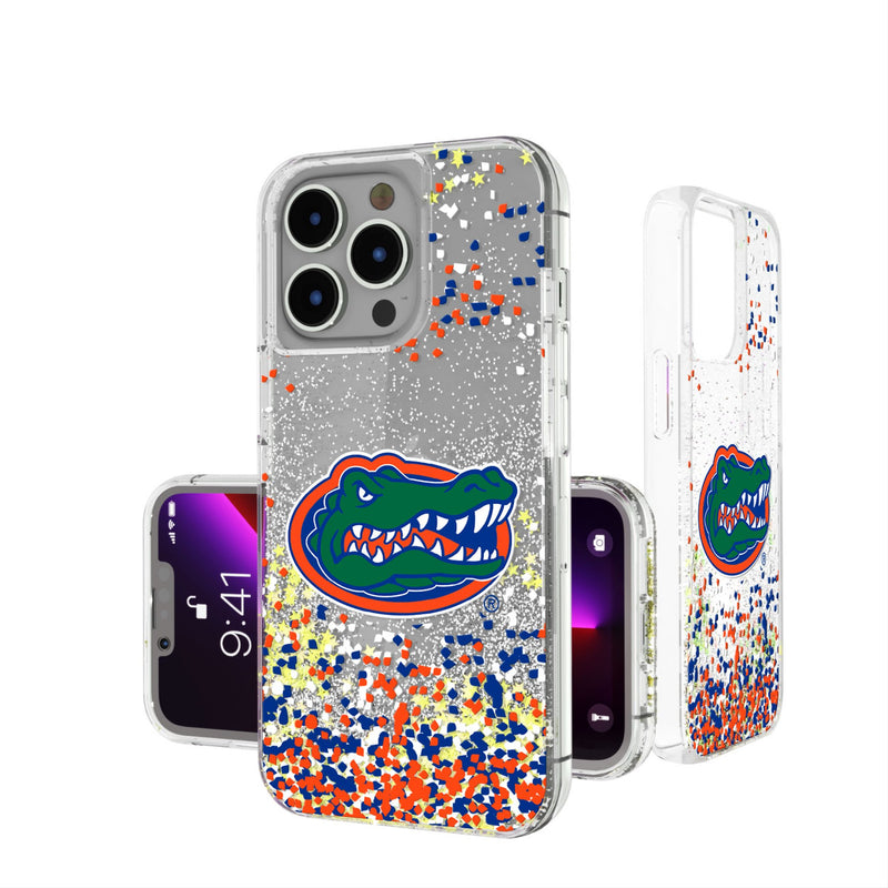 University of Florida Gators Confetti iPhone Glitter Phone Case