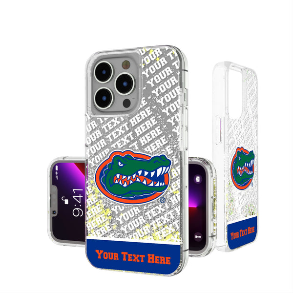 University of Florida Gators Personalized EndZone Plus iPhone Glitter Phone Case for Apple iPhone