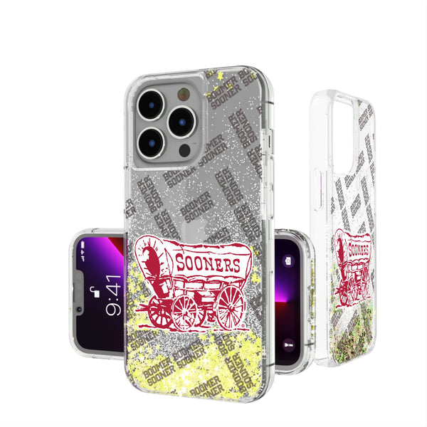 University of Oklahoma Sooners Quadtile iPhone Glitter Phone Case for Apple iPhone