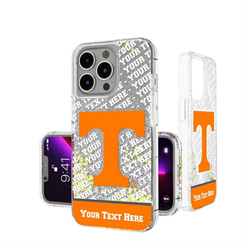 University of Tennessee Volunteers Personalized EndZone Plus iPhone Glitter Phone Case for Apple iPhone