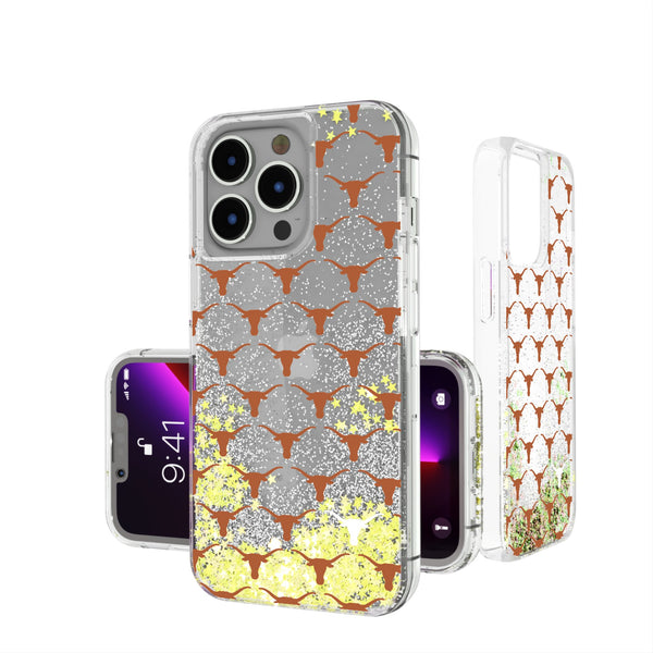 University of Texas Longhorns Fashion Pattern iPhone Glitter Phone Case for Apple iPhone