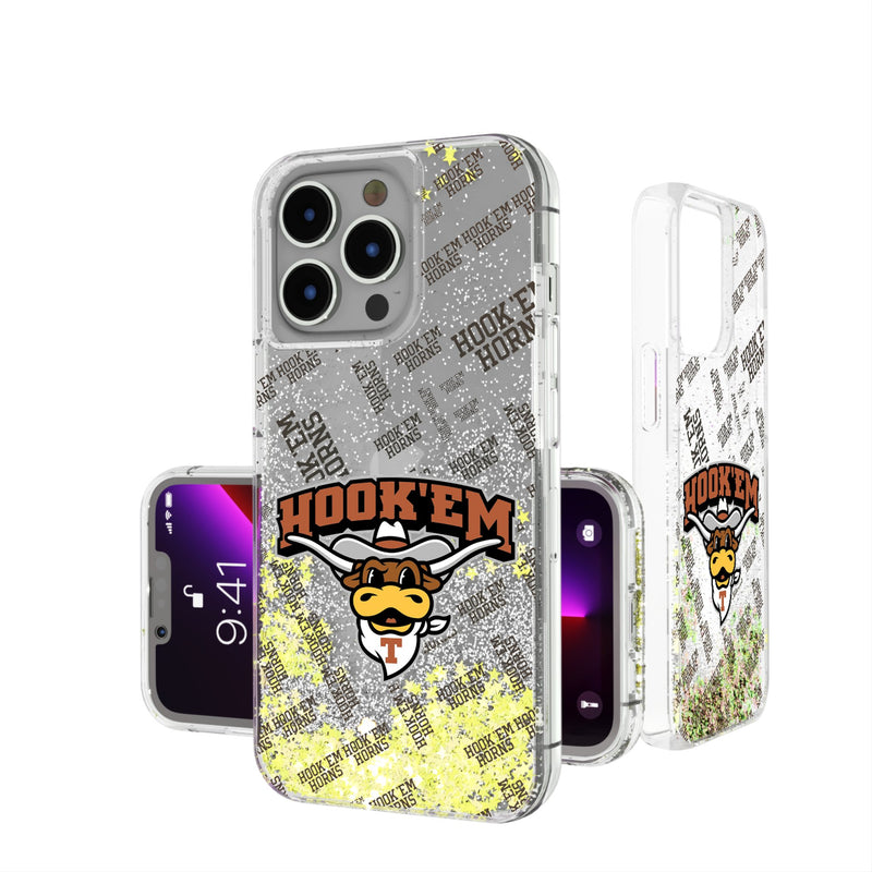 University of Texas Longhorns Quadtile iPhone Glitter Phone Case for Apple iPhone