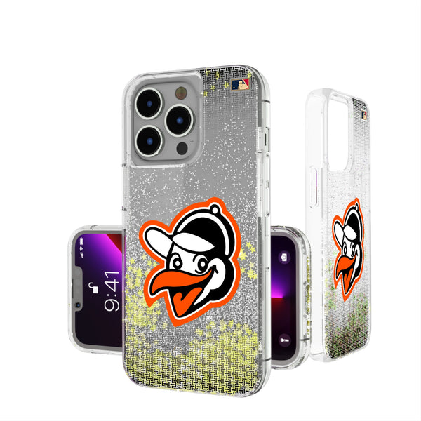 Baltimore Orioles 1955 - Cooperstown Collection Linen iPhone Glitter Phone Case