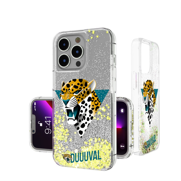 Jacksonville Jaguars 2024 Illustrated Limited Edition iPhone Glitter Phone Case