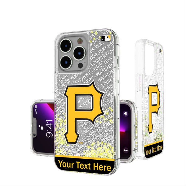 Pittsburgh Pirates Personalized EndZone Plus iPhone Glitter Phone Case for Apple iPhone