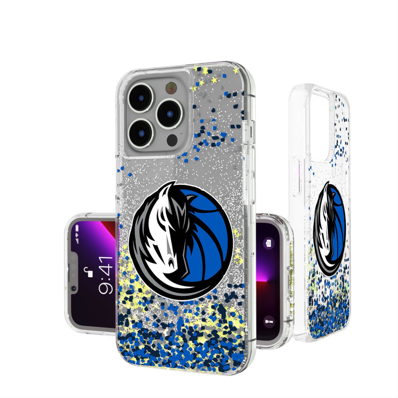 Dallas Mavericks Confetti iPhone Glitter Phone Case