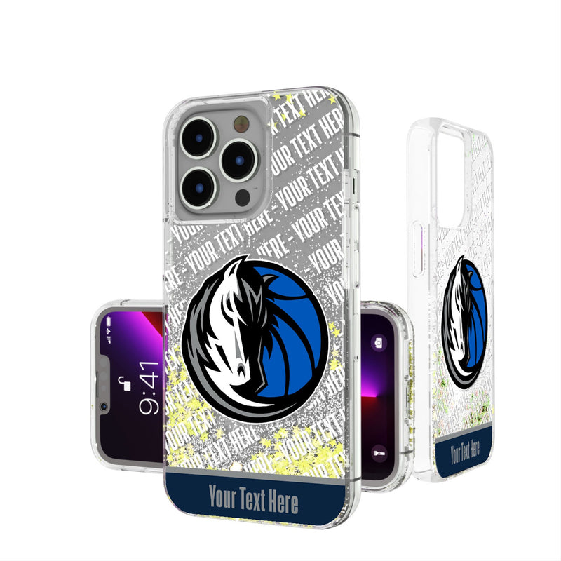 Dallas Mavericks Personalized EndZone Plus iPhone Glitter Phone Case for Apple iPhone