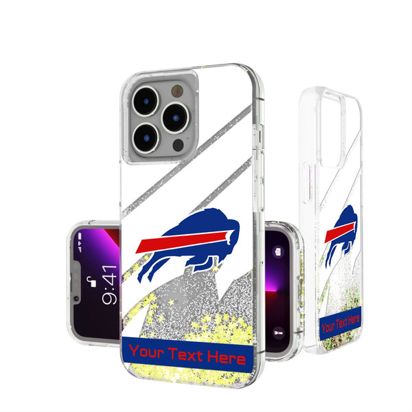 Buffalo Bills Personalized Tilt iPhone Glitter Phone Case for Apple iPhone