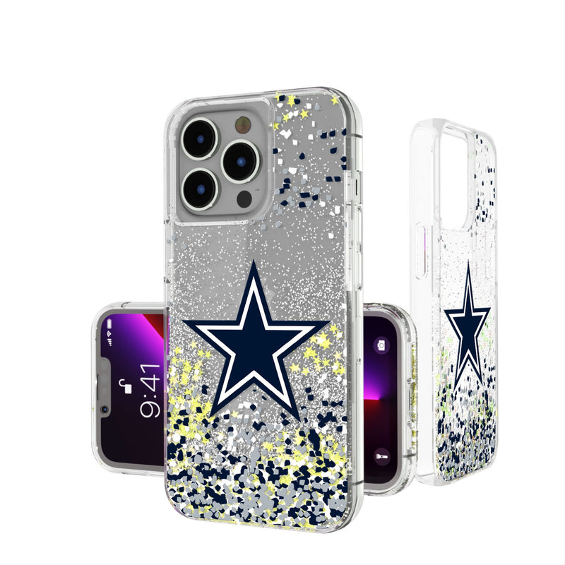 Dallas Cowboys Confetti iPhone Glitter Phone Case