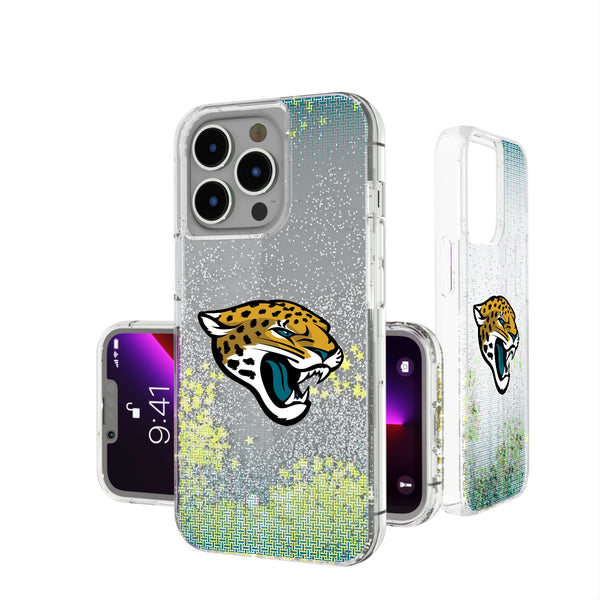 Jacksonville Jaguars Linen iPhone Glitter Phone Case