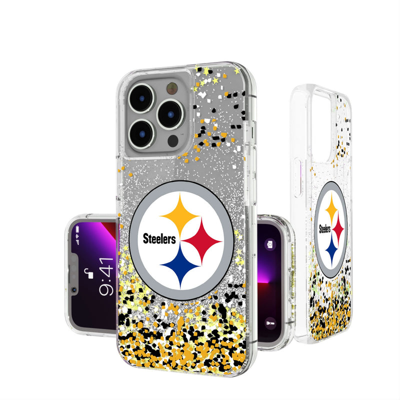 Pittsburgh Steelers Confetti iPhone Glitter Phone Case