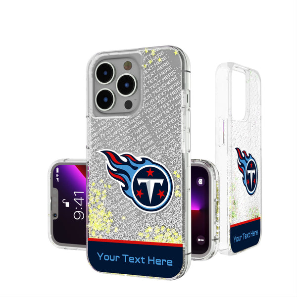 Tennessee Titans Personalized EndZone Plus iPhone Glitter Phone Case for Apple iPhone