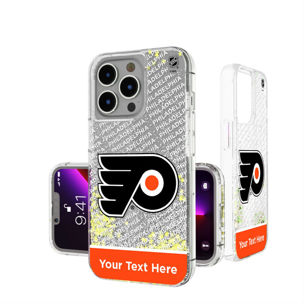 Philadelphia Flyers Personalized EndZone Plus iPhone Glitter Phone Case for Apple iPhone