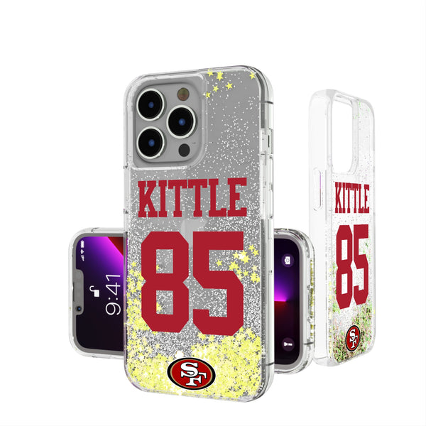 George Kittle San Francisco 49ers 85 Ready iPhone Glitter Phone Case