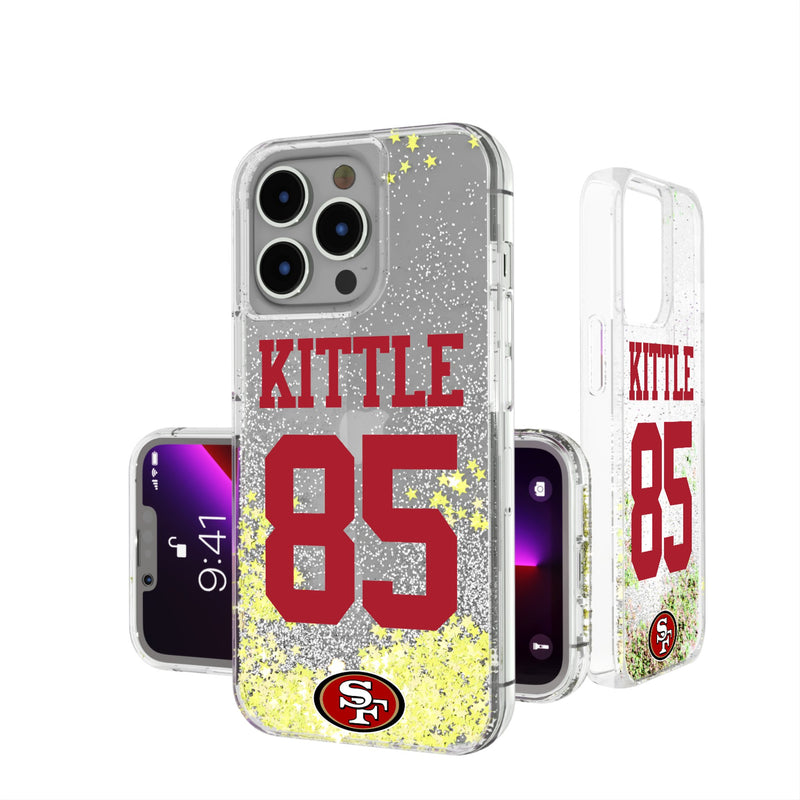 George Kittle San Francisco 49ers 85 Ready iPhone Glitter Phone Case