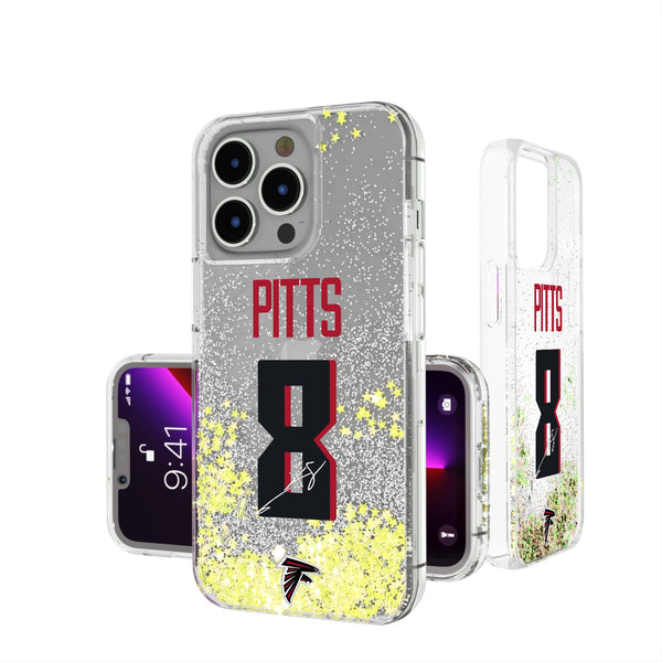 Kyle Pitts Atlanta Falcons 8 Ready iPhone Glitter Phone Case