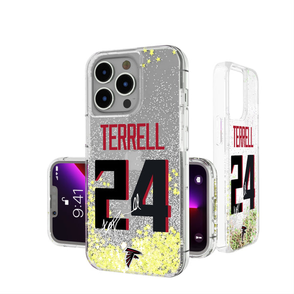 A.J. Terrell Atlanta Falcons 24 Ready iPhone Glitter Phone Case