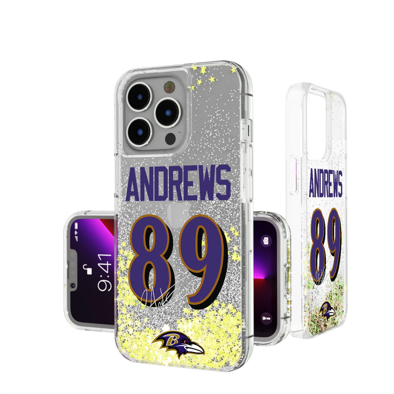 Mark Andrews Baltimore Ravens 89 Ready iPhone Glitter Phone Case