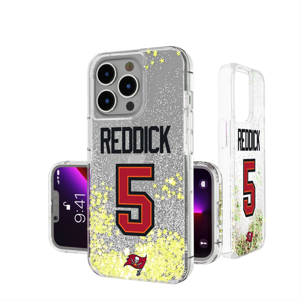 Haason Reddick Tampa Bay Buccaneers 5 Game Tactic iPhone Glitter Phone Case for Apple iPhone