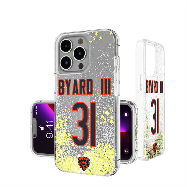 Kevin Byard III Chicago Bears 31 Ready iPhone Glitter Phone Case