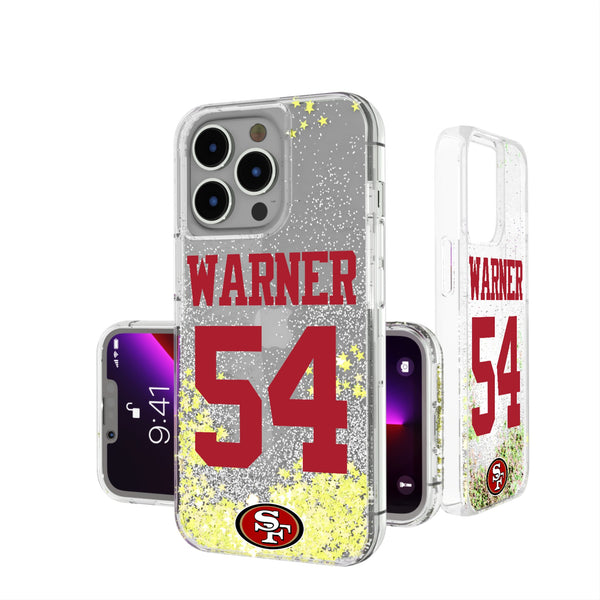 Fred Warner San Francisco 49ers 54 Ready iPhone Glitter Phone Case