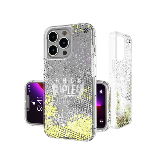 Rhea Ripley Steel iPhone Glitter Phone Case