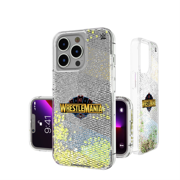 WrestleMania 41 Steel iPhone Glitter Phone Case for Apple iPhone