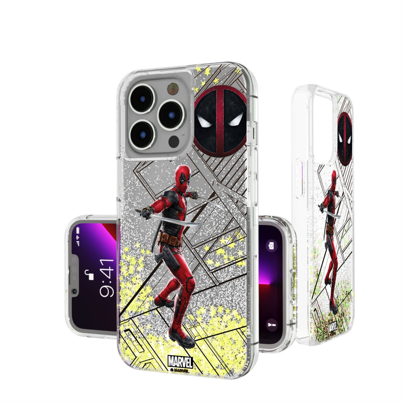 Marvel Deadpool MechLine iPhone Glitter Phone Case