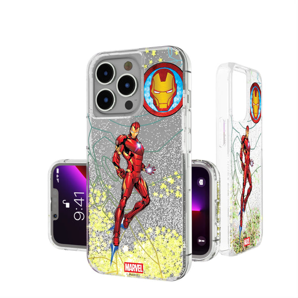 Marvel Avengers Iron Man MechLine iPhone Glitter Phone Case for Apple iPhone