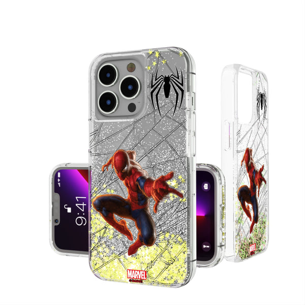 Marvel Spider-Man MechLine iPhone Glitter Phone Case