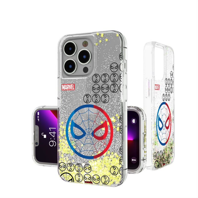 Marvel Spider-Man Sigil iPhone Glitter Phone Case