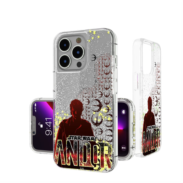 Star Wars Andor Quadratic iPhone Glitter Phone Case for Apple iPhone