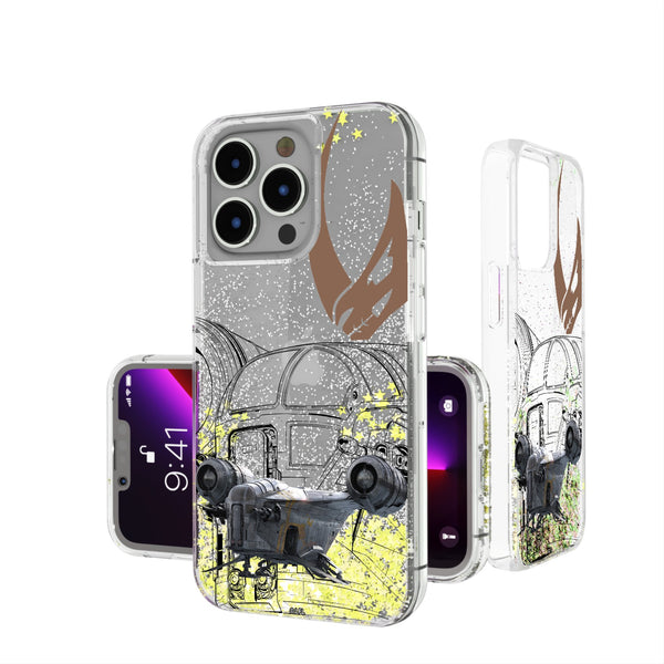 Star Wars Razor Crest FactionTech iPhone Glitter Phone Case for Apple iPhone