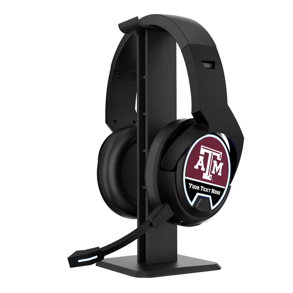 Texas A&M University Aggies Personalized Endzone Solid Gaming Headphones