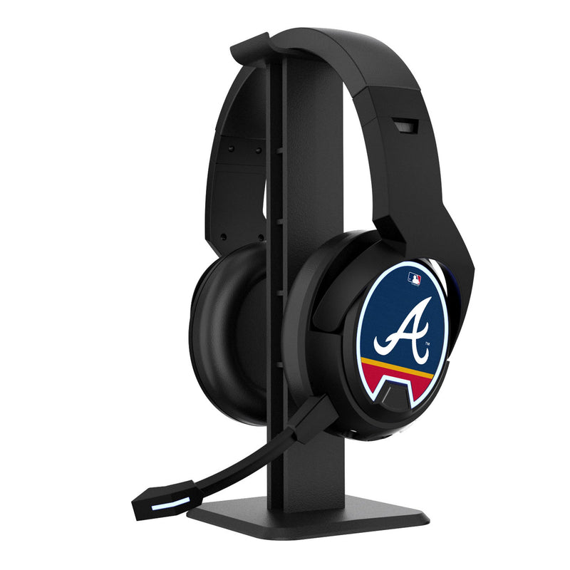 Atlanta Braves Stripe Gaming Headphones