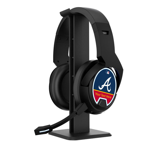 Atlanta Braves Personalized Endzone Solid Gaming Headphones