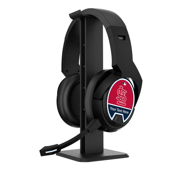St Louis Cardinals Personalized Endzone Solid Gaming Headphones