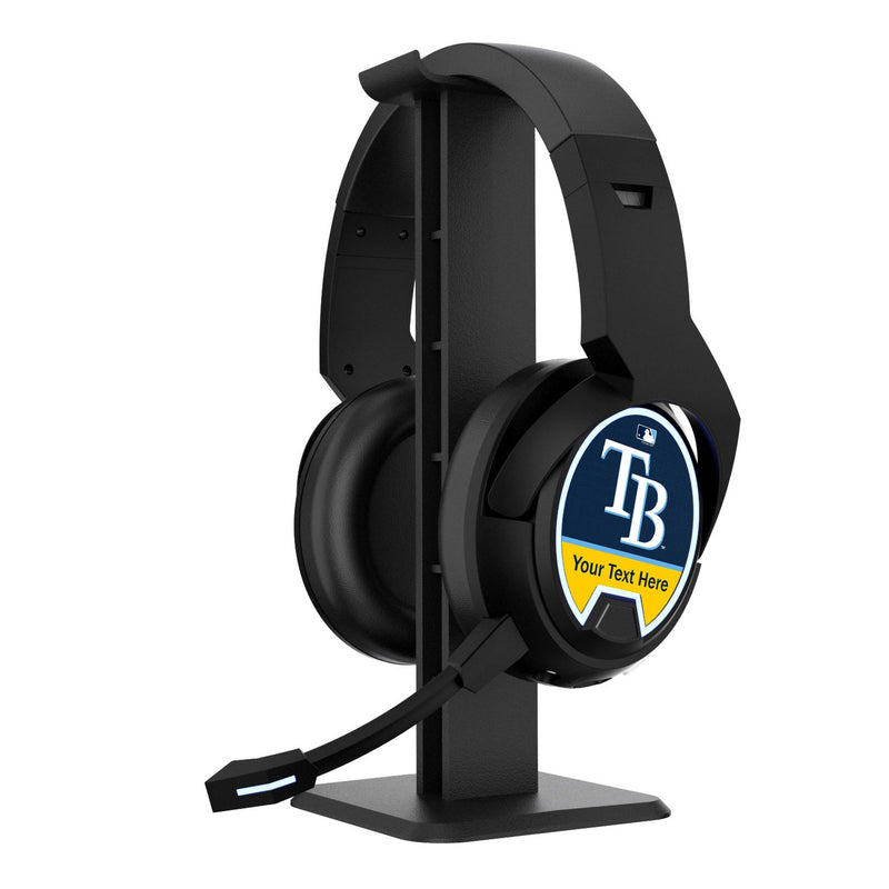 Tampa Bay Rays Personalized Endzone Solid Gaming Headphones